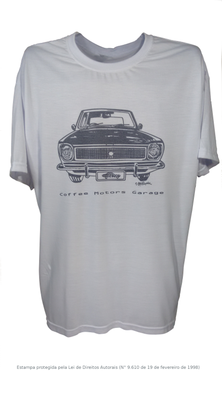 Camisetas com Estampas de Carros de Corrida Antigos - Coffee Motors
